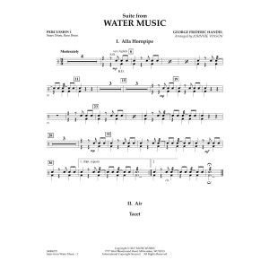 Suite from Water Music - Percussion 1
