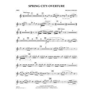 Spring City Overture - Oboe