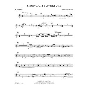 Spring City Overture - Bb Clarinet 3
