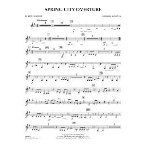 Spring City Overture - Bb Bass Clarinet