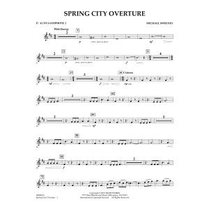 Spring City Overture - Eb Altsaxophon 2