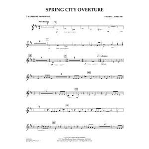 Spring City Overture - Eb Bariton-Saxophon