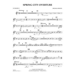 Spring City Overture - Bb Trumpet 3