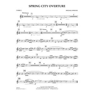 Spring City Overture - F Horn 2