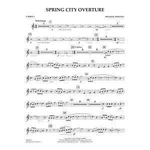 Spring City Overture - F Horn 3