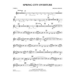Spring City Overture - F Horn 4