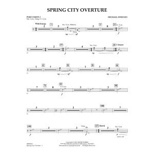 Spring City Overture - Percussion 2