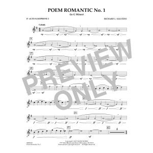 Poem Romantic No. 1 (in G Minor) - Eb Alt-Saxophon 2