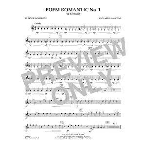 Poem Romantic No. 1 (in G-Moll) - Bb Tenor-Saxophon