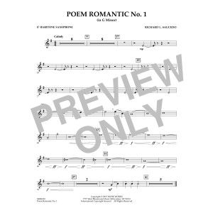 Poem Romantic No. 1 (in G-Moll) - Es-Baritonsaxophon