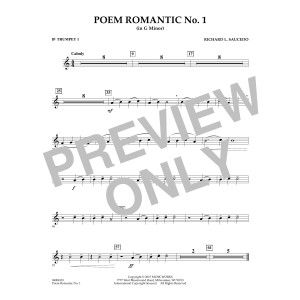 Poem Romantic No. 1 (in g-Moll) - Bb-Trompete 1