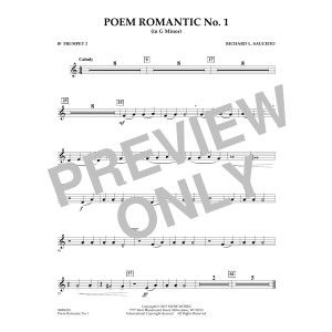 Poem Romantic No. 1 (in G-Moll) - Bb Trompete 2