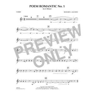 Poem Romantic No. 1 (in G-Moll) - F-Horn