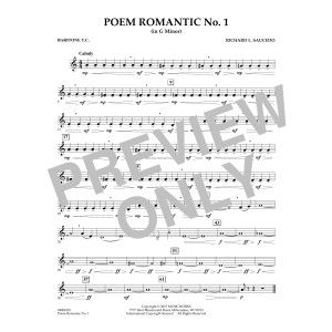Poem Romantic No. 1 (in G Minor) - Baritone T.C.