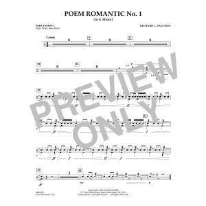 Poem Romantic No. 1 (in G-Moll) - Schlagzeug 1