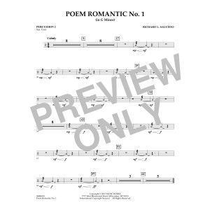 Poem Romantic No. 1 (in G-Moll) - Percussion 2