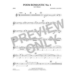 Poem Romantic No. 1 (in G Minor) - Oboe