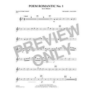 Poem Romantic No. 1 (in G Minor) - Mallet Percussion