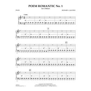 Poem Romantic No. 1 (in G Minor) - Piano