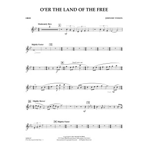 O'er the Land of the Free - Oboe