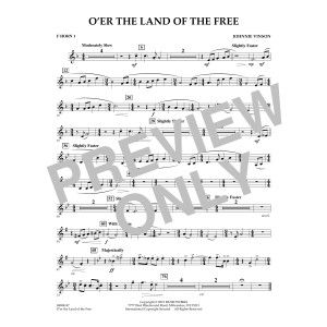 O'er the Land of the Free - F Horn 1