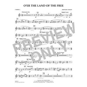 O'er the Land of the Free - F Horn 2