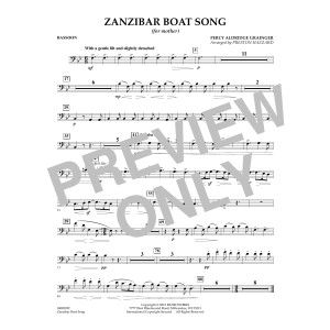 Zanzibar Boat Song - Bassoon
