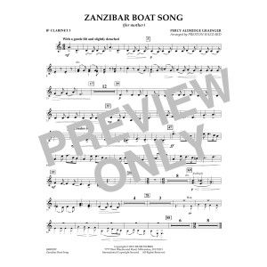 Zanzibar Boat Song - Bb Clarinet 3