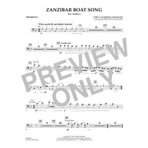 Zanzibar Boat Song - Posaune 1