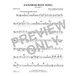 Zanzibar Boat Song - Baritone B.C.