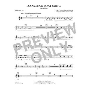 Zanzibar Boat Song - Baritone T.C.