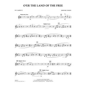 O'er the Land of the Free - Bb Clarinet 2