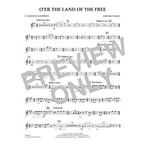 O'er the Land of the Free - Eb Baritone Saxophone