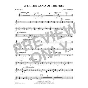 O'er the Land of the Free - Bb Trumpet 3