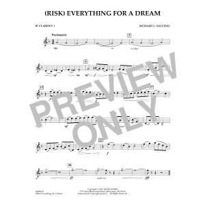(Risk) Everything for a Dream - Bb Clarinet 1