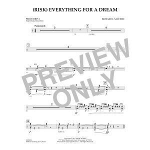 (Risk) Everything for a Dream - Percussion 1