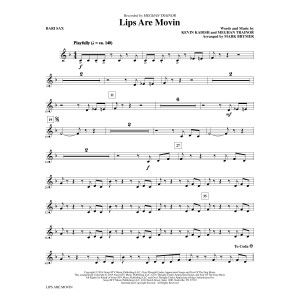 Lips Are Movin (arr. Mark Brymer) - Baritone Sax