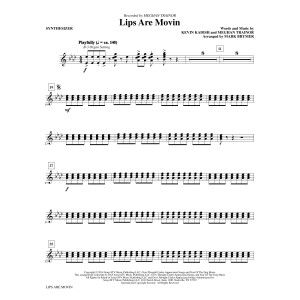 Lips Are Movin (arr. Mark Brymer) - Synthesizer