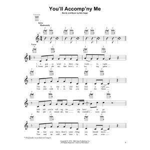 You''ll Accomp''ny Me
