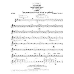 Aladdin (Chor-Highlights) (aus Aladdin: The Broadway Musical) (arr. Mac Huff) - Gitarre