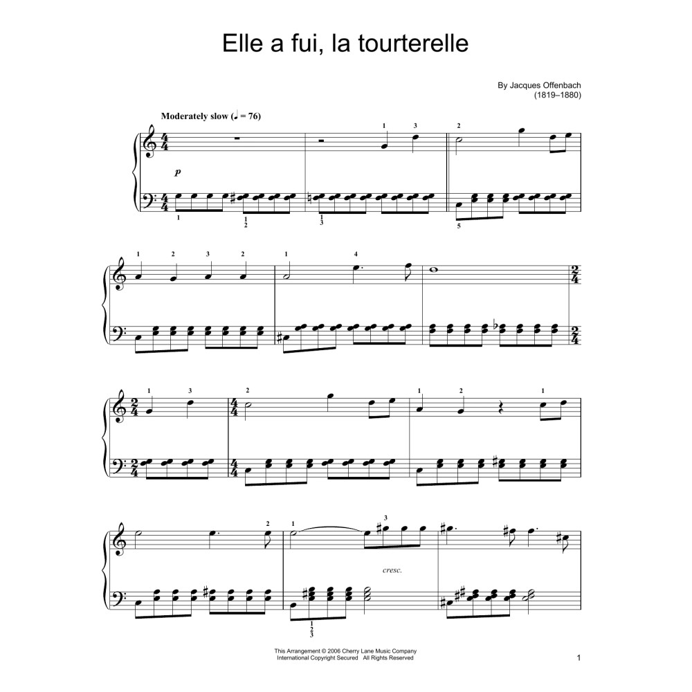 Elle A Fui, La Tourterelle