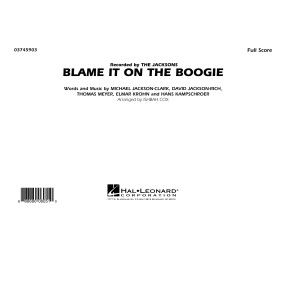 Blame It on the Boogie - Conductor Score (Full Score)