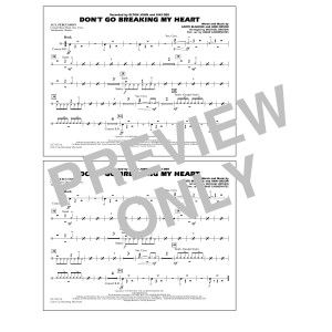 Don't Go Breaking My Heart - Aux Percussion