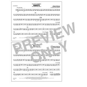 Happy (from Despicable Me 2) - Bass Drum