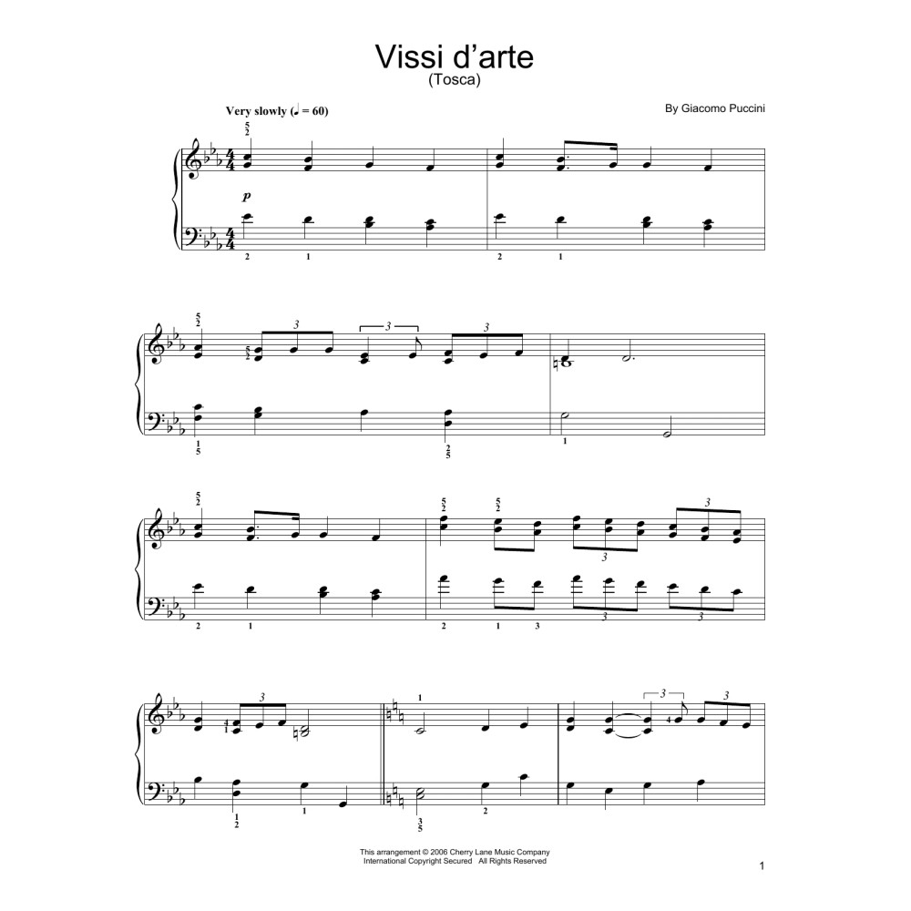 Vissi D''arte