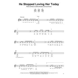 He Stopped Loving Her Today