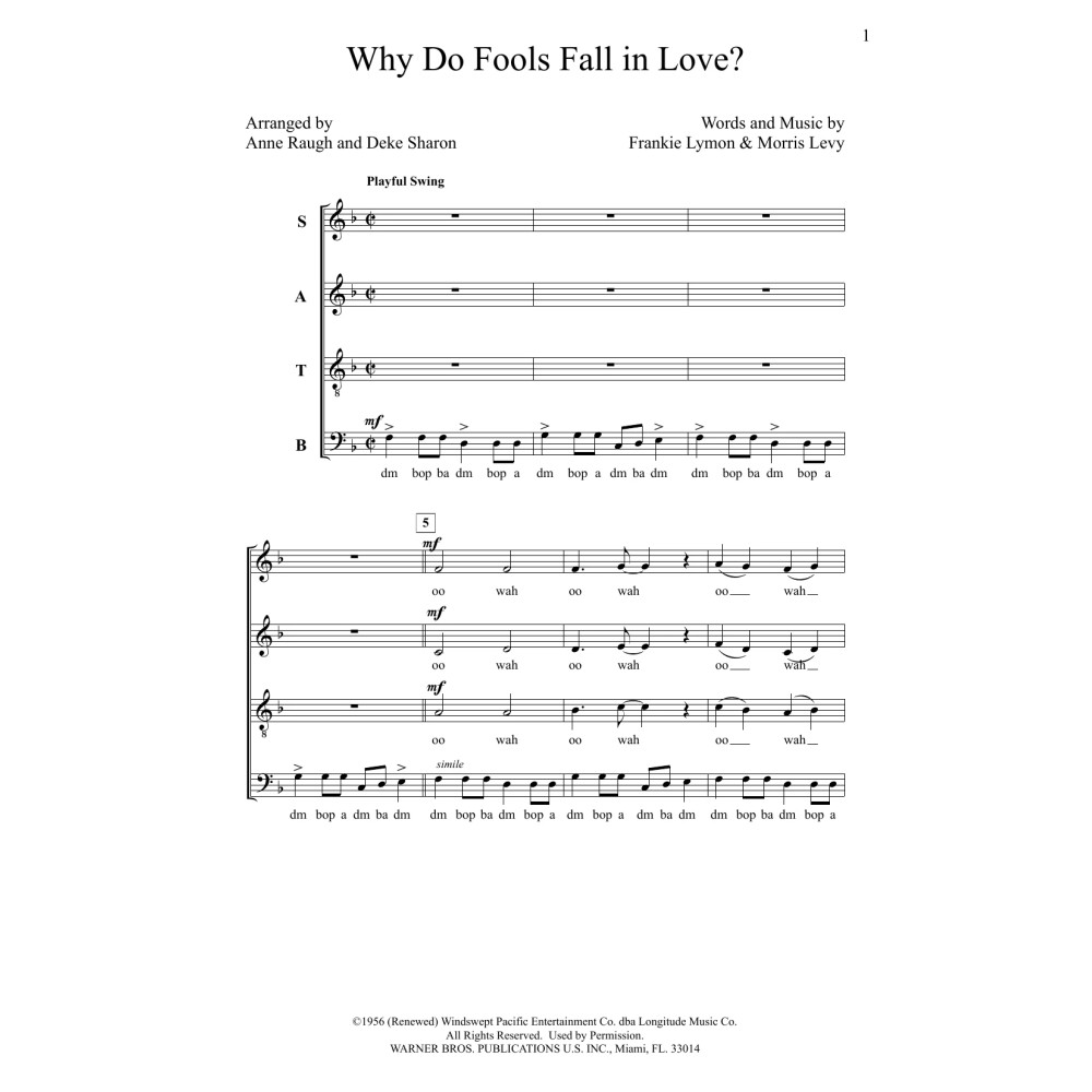 Why Do Fools Fall in Love?