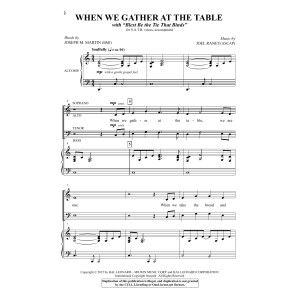 When We Gather At The Table