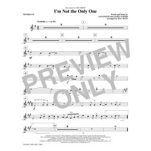 I'm Not the Only One - Bb Tenor Saxophone