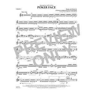 Poker Face - Violin 1